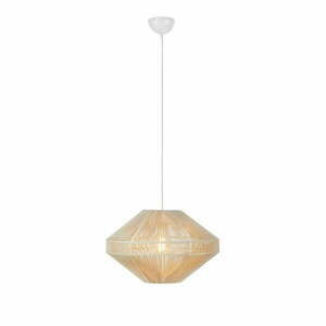 Lampa wisząca w naturalnym kolorze z tekstylnym kloszem ø 50 cm Razzo – Markslöjd obraz