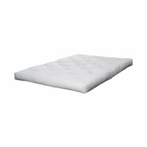 Biały średnio twardy materac futon 180x200 cm Coco Natural – Karup Design obraz