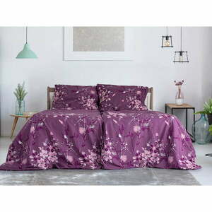 Fioletowa krepowa pościel jednoosobowa 140x200 cm Top Class – B.E.S. obraz