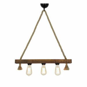Drewniana lampa wisząca Kutuk obraz