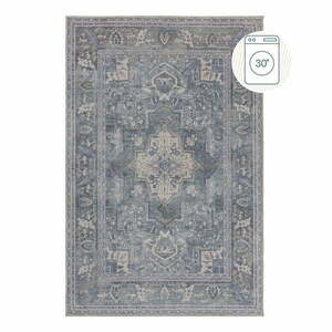 Zielony dywan z mieszanki włókien z recyklingu odpowiedni do prania 120x170 cm Windsor – Flair Rugs obraz