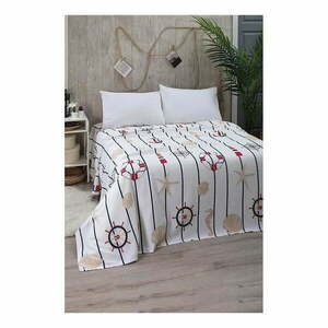 Biała bawełniana narzuta 170x230 cm Marine – Mila Home obraz