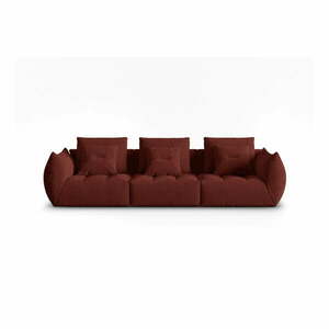 Czerwona sofa 332 cm Bloom – Micadoni Home obraz
