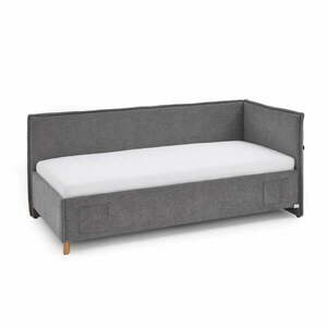 Szare narożne łóżko dziecięce 90x200 cm Fun – Meise Möbel obraz