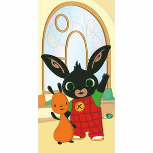 Bawełniany ręcznik dziecięcy 70x140 cm Bing "Hoppity" – Jerry Fabrics obraz