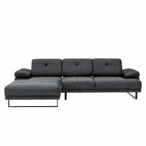 Ciemnoszara sofa narożna Artie Mustang, narożnik lewy obraz