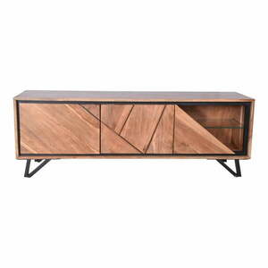 Szafka pod TV z litego drewna akacjowego 150x51x40 cm Ambala – Interia Home & Living obraz