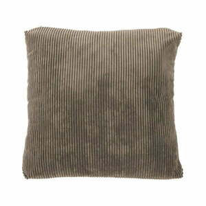 Brązowa poduszka dekoracyjna Tiseco Home Studio Ribbed, 60x60 cm obraz