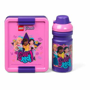 Komplet butelki na wodę i pudełka na przekąski LEGO® Friends Girls Rock obraz