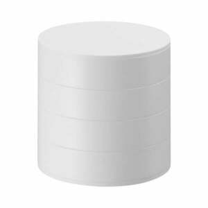 Biała wielopoziomowa szkatułka na biżuterię YAMAZAKI Tower, ⌀ 10 cm obraz