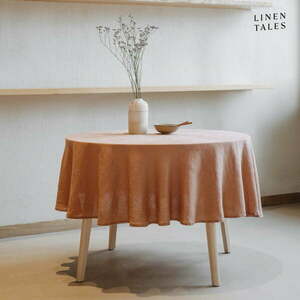 Lniany obrus ø 180 cm – Linen Tales obraz