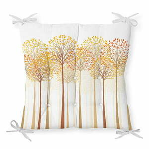 Poduszka na krzesło Minimalist Cushion Covers Gold Trees, 40x40 cm obraz