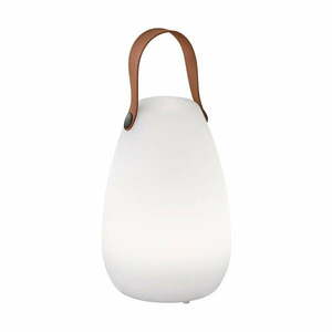 Biało-brązowa lampa stołowa LED (wysokość 20 cm) Ruby – Fischer & Honsel obraz