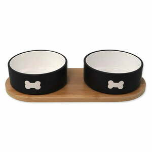 Zestaw ceramicznych misek dla psów ze stojakiem ø 13 cm Dog Fantasy – Plaček Pet Products obraz