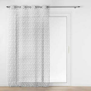 Szara firanka z woalu 137x280 cm Farandole – douceur d'intérieur obraz