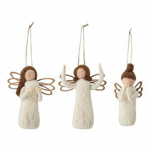 Wełniane ozdoby świąteczne zestaw 3 szt. 13 cm Pavla – Bloomingville obraz
