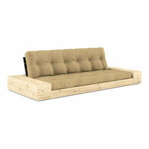 Musztardowa rozkładana sofa 244 cm Base – Karup Design obraz