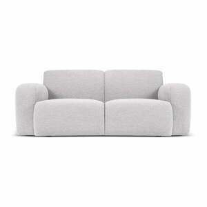 Jasnoszara sofa z materiału bouclé 170 cm Molino – Micadoni Home obraz