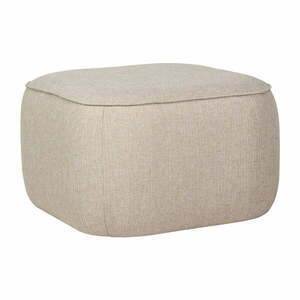 Jasnobrązowy puf Cube – Hübsch obraz