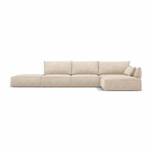 Beżowy narożnik (prawostronny) Vanda – Mazzini Sofas obraz