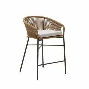 Beżowy metalowy hoker ogrodowy Yanet – Kave Home obraz