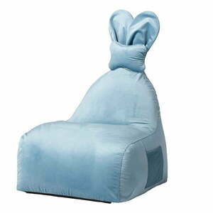 Niebieski dziecięcy worek do siedzenia Funny Bunny – The Brooklyn Kids obraz