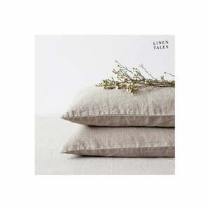 Lniana poszewka na poduszkę 70x90 cm Natural – Linen Tales obraz