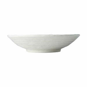 Biały głęboki talerz ceramiczny MIJ Star, ø 24 cm obraz