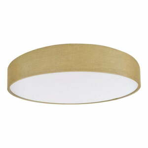 Beżowa lampa sufitowa LED ø 60 cm – SULION obraz