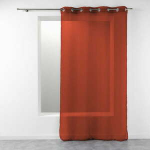 Firanka w kolorze terakoty 140x240 cm Telma – douceur d'intérieur obraz