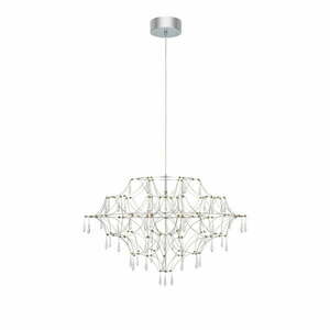 Lampa wisząca LED w kolorze srebra ø 80 cm Efesos – Markslöjd obraz