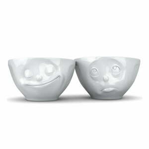 Biała porcelanowa szczęśliwa miska 58products obraz