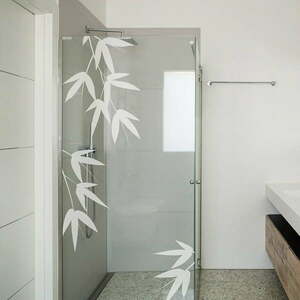 Naklejka na drzwi prysznicowe Ambiance Bamboo Leaves obraz