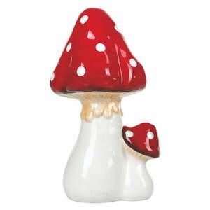 Ceramiczna świąteczna dekoracja w kształcie muchomorka VDE Tivoli 1996 Fungo, wys. 23, 5 cm obraz