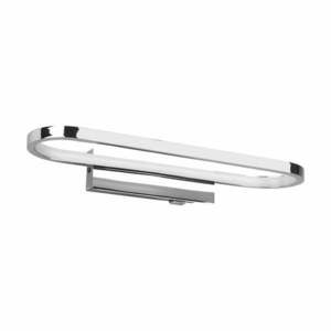 Kinkiet LED w kolorze błyszczącego srebra (dł. 40 cm) Gianni – Trio obraz