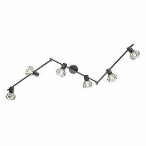 Czarna lampa punktowa 8x148 cm Ran – Fischer & Honsel obraz