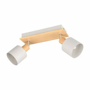 Biało-naturalna lampa punktowa ø 9 cm Shanti – Trio obraz