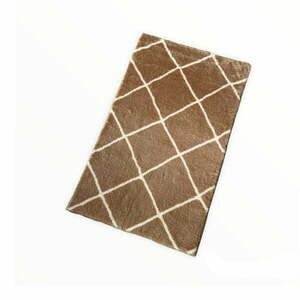 Brązowy dywanik łazienkowy 50x80 cm Diamond – Mila Home obraz