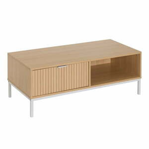Stolik w dekorze dębu w naturalnym kolorze 50x110 cm Mid-Lines – Casa Selección obraz