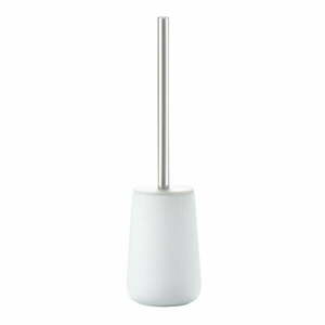 Biała porcelanowa szczotka do WC Nova − Zone obraz