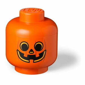 Pomarańczowe pudełko do przechowywania LEGO® Pumpkin Head L obraz