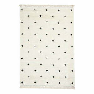 Biało-czarny dywan Think Rugs Boho Dots, 120x170 cm obraz