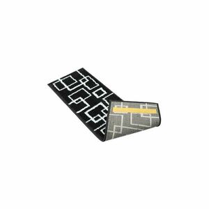 Czarne dywaniki na schody zestaw 13 szt. 22x73 cm Geometric – Mila Home obraz