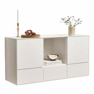 Biała niska komoda wisząca 135x68 cm Edge by Hammel – Hammel Furniture obraz