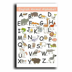 Obrazek dziecięcy 45x70 cm Alphabet – Wallity obraz