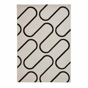Czarno-biały dywan 80x150 cm Linear Curve – Catherine Lansfield obraz