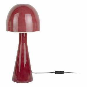 Czerwona lampa stołowa ze szklanym kloszem (wysokość 45 cm) Bombin – Leitmotiv obraz