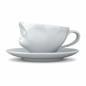 Biała porcelanowa całuśna filiżanka 58products, 200 ml obraz