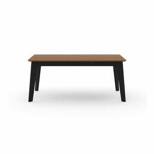 Rozkładany stół z blatem w dekorze orzecha 100x180 cm Shadow – TemaHome obraz