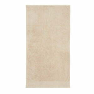 Beżowy ręcznik kąpielowy z bawełny egipskiej frotte 70x120 cm – Bianca obraz